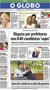 Jornal O Globo - 30 de setembro de 2012 - Domingo
