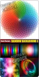 Rainbow background 3 - Stock Vector