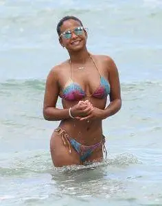 Christina Milian – Bikini Candids in Miami May 15, 2015