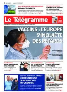 Le Télégramme Saint Malo – 27 janvier 2021