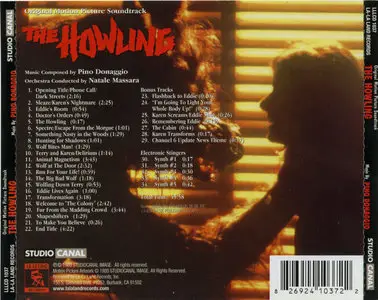 Pino Donaggio - The Howling: Original Motion Picture Soundtrack (1981) CD Reissue 2005 [Re-Up]