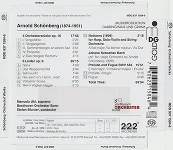 Arnold Schoenberg - Uhl, BOB, Blunier - Orchesterwerke (2009) {Hybrid-SACD // EAC Rip} 