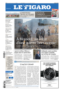 Le Figaro du Vendredi 25 Novembre 2016