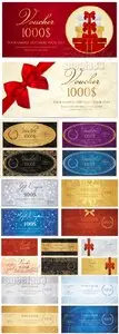 Vouchers & Gift Certificates Vector