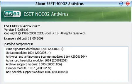 NOD32 Antivirus Home Edition/Business Edition 3.0.684 (32/64bit)