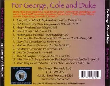 Harry Allen And Friends - For George, Cole And Duke (2014) {Blue Heron}