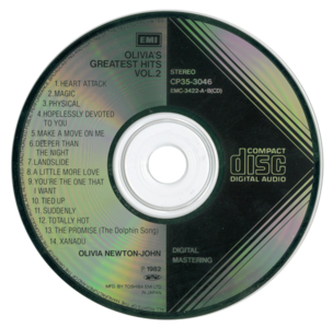 Olivia Newton-John – Olivia's Greatest Hits Vol.2 (1982) [Black Triangle, Toshiba / EMI] RE-UP