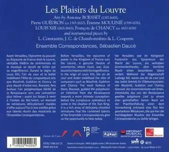Sébastien Daucé, Ensemble Correspondances - Les Plaisirs du Louvre, Airs pour la Chambre de Louis XIII (2020)