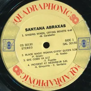 Santana - Abraxas {Quadraphonic} Vinyl Rip 24/96