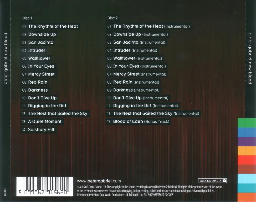 Peter Gabriel - New Blood (2011) {Special Edition}