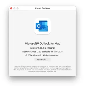 Microsoft Office LTSC Standard for Mac 2024 v16.89.2 VL Multilingual