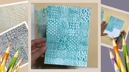 Modern Texture Rubbings - Easy Printmaking For Beginners