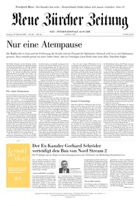 Neue Zurcher Zeitung International - 18 Oktober 2025