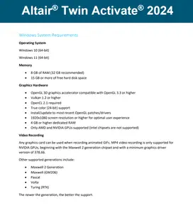 Altair Twin Activate 2024.1