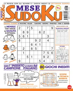 Settimana Sudoku Mese N.68 - Ottobre 2024