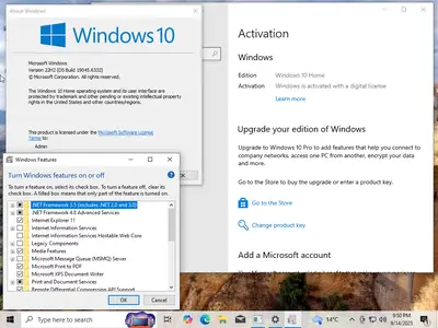 Windows 10 22H2 build 19045.6332 AIO 16in1 (x64) Preactivated September 2025