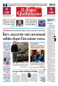 Il Fatto Quotidiano - 15 Dicembre 2025