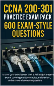 CCNA 200-301 Practice Exam Pack – 600 Exam-Style Questions