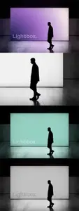 Lightbox Expo PSD Mockup Template