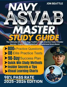 NAVY ASVAB Master Study Guide 2025-2026