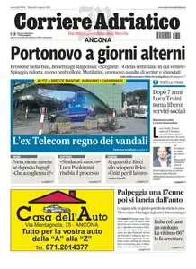 Corriere Adriatico Ancona - 4 Marzo 2025