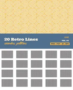 EE - Retro Lines Seamless Patterns   V04 A3WVKHH