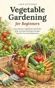 Vegetable Gardening for Beginners: Grow 25 Easy Vegetables and Herbs With a Simple Planting Calendar That Fits Your Growing