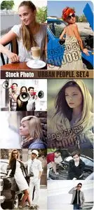 Urban people. Set.4 - Stock Photo