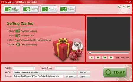 SnowFox Total Media Converter 3.3.0.0