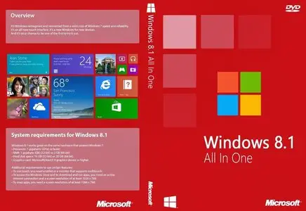 Microsoft Windows 8.1 with Update RTM x86-x64 AIO 12in1