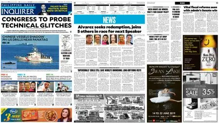 Philippine Daily Inquirer – May 16, 2019