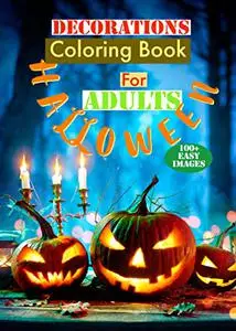 Halloween Décor Coloring Book for Adults