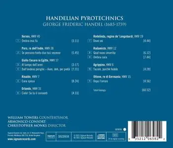 William Towers, Christopher Monks, Armonico Consort - Handelian Pyrotechnics (2021)