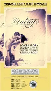 GraphicRiver Vintage Party Flyer Template