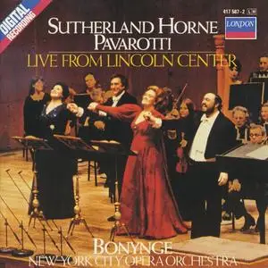 Richard Bonynge, New York City Opera Orchestra - Sutherland, Horne, Pavarotti: Live from Lincoln Centre (1987)