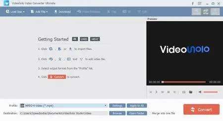 VideoSolo Video Converter Ultimate 1.0.10 Multilingual Portable