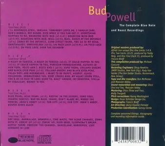 Bud Powell - The Complete Blue Note And Roost Recordings (1994) [4CDs] {Blue Note}