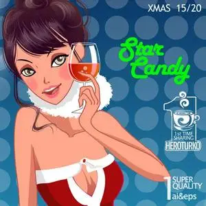 Star Candy Xmas Designs 15/20
