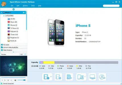 Tipard iPhone Transfer Platinum 7.0.10 Multilanguage