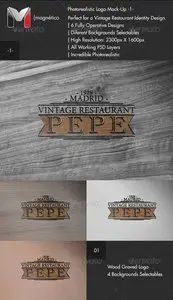 GraphicRiver Vintage Logo Mock-Up