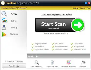 FrontLine Registry Cleaner v2.0.0 