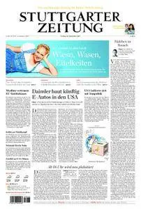 Stuttgarter Zeitung Stadtausgabe (Lokalteil Stuttgart Innenstadt) - 22. September 2017