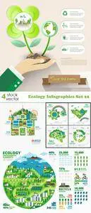 Vectors - Ecology Infographics Set 22