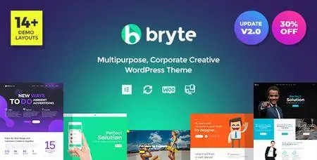 ThemeForest - Bryte v1.0.0 - Multipurpose Creative & Business WordPress Theme - 20433538