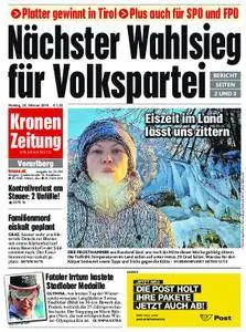 Kronen Zeitung Vorarlberg - 26. Februar 2018