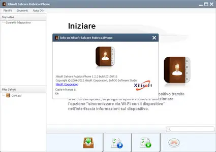 Xilisoft iPhone Contacts Backup 1.2.3 build 20120716