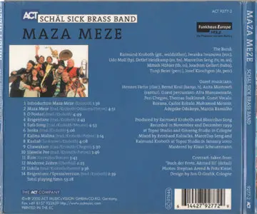 Schäl Sick Brass Band - Maza Meze (2000)