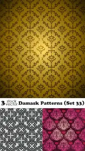 Vectors - Damask Patterns (Set 33)