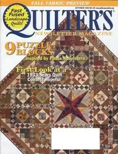 Quilter's Newsletter Magazine - N384,385,386