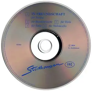 Karlheinz Stockhausen - In Freundschaft für Violine, Bassklarinette, Viola, Tuba, Violoncello (2014) {Stockhausen-Verlag 102}